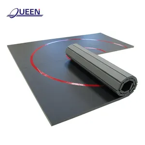 LINYIQUEEN-esteras bjj de pared de lucha libre, alfombra con resortes, pvc, mma, rollo de animadoras, en venta