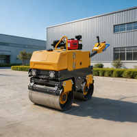 Compacteur routier vibrant à double tambour en acier, hydraulique intégral, autoporté, pour asphalte, à vendre