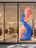 Écran LED transparent TOOSEN, armoire modulaire, P2.6 P3.91 P2.9, façade en verre, mur LED, 65%-90% de transparence, 4500 nits, OEM