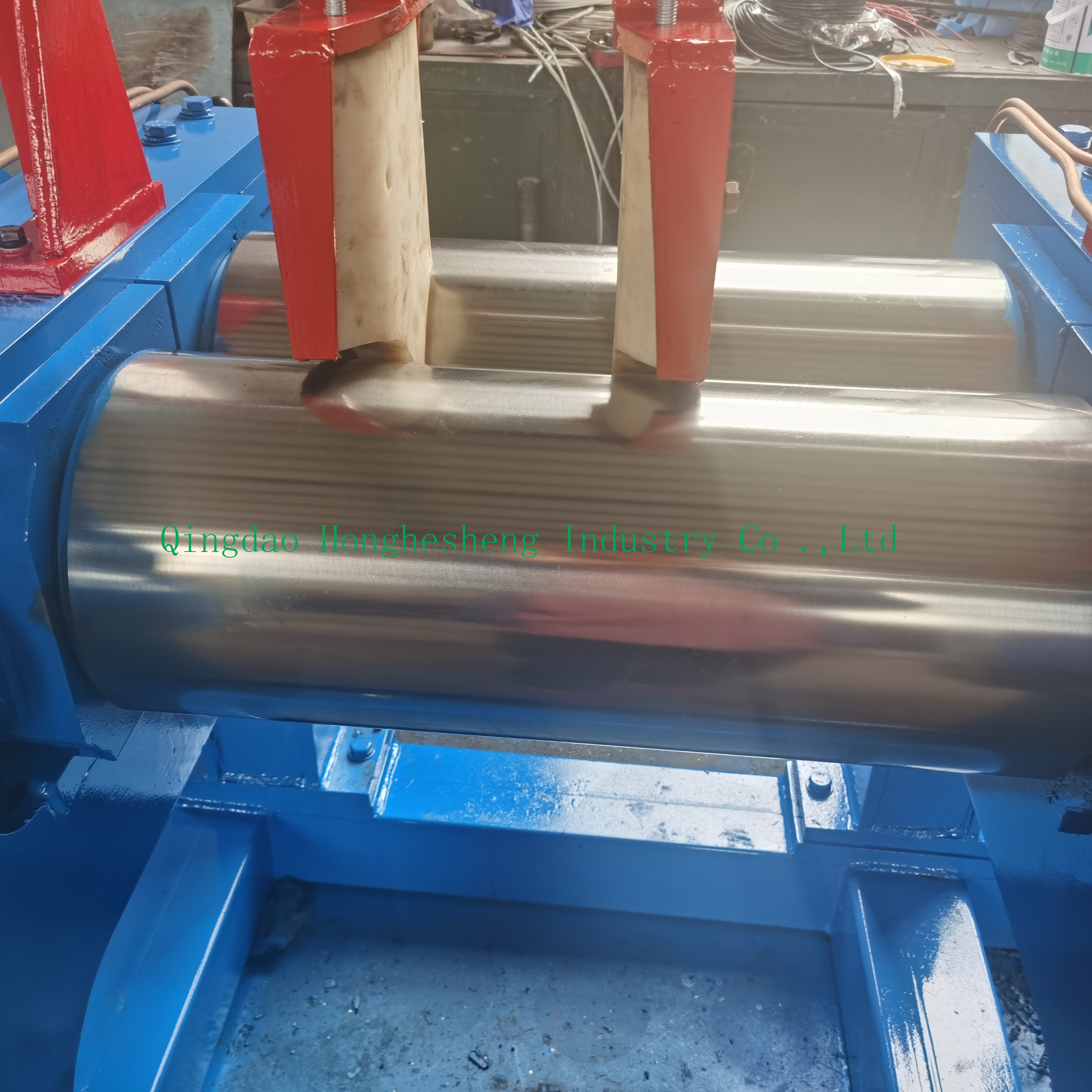 Factory direct qingdao HHS Two roller rubber mixing mill machine from CHINA