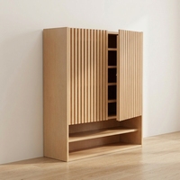 Organisateur de chaussures en bois moderne et personnalisable, réglable, écologique, peu encombrant, grande capacité, pour entrée de maison