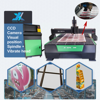 Routeur CNC JX AUTO 2030 1325 avec tête de couteau vibrante caméra ccd routeur multi-usage