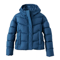 Blouson matelassé long à capuche pour homme, devant en satin, couleur unie, imperméable, respirant, coupe-vent, fin, décontracté, fermeture éclair, rembourré