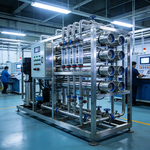 Equipo Personalizado para Estación de Recarga de Agua, Máquina con Bomba PLC, Sistema de Purificación de Agua EDI, 2000L/Hora, 1 Año de Garantía para Negocios - Product Image 1