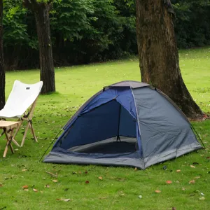 Oeytree Outdoor-Camping-Zelt manuelles Einlages-Doppellagendes Zelt Pop-Up leichtes wasserdichtes tragbares Rucksack-Zelt Outdoor