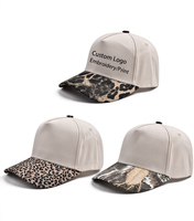 Gorras de Lona de 5 Paneles Personalizadas Premium con Malla Trasera para Bordar |   Sombreros de Moda para Exteriores Unisex 100% Algodón para Todas las Estaciones