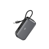Batterie externe portable mini 20W avec support, affichage LED, charge rapide, 5000 mAh, prix usine