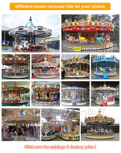 Tema parkı atlı karınca atı binmek tatil yeri çocuk oyunları ekipmanları iplik Merry <span class=keywords><strong>Go</strong></span> yuvarlak satılık - Product Image 5