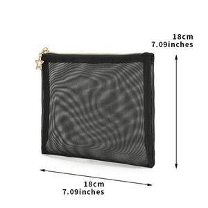 Bolsa Organizadora de Cosméticos de Malla Transpirable para Viaje, Neceser de Maquillaje, Set de Bolsas Esenciales para Regalo Promocional al por Mayor - Product Image 2