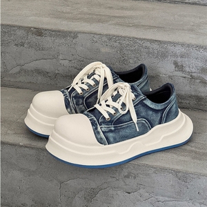 Zapatos Vaqueros Casuales de Verano 2025, Zapatos de Plataforma con Suela Gruesa de Goma, Aumentan la Estatura, para Parejas - Product Image 6