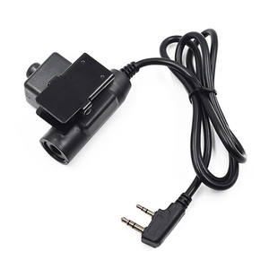 Adaptateur de casque d'interphone tactique U94 PTT adaptateur de bouton d'émetteur adapté pour <span class=keywords><strong>Kenwood</strong></span> Motorola Icom Yaesu Midland - Product Image 2