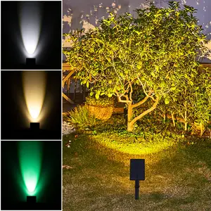 Lampu Taman surya led, cahaya sorot led mini rgb tinggi Jalur rumput tahan air untuk pot bunga