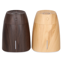 Humidificateur à ultrasons à grain de bois 600 ml, diffuseur d'huiles essentielles à ultrasons, adapté à la maison