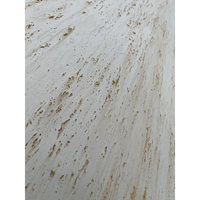 Revêtement mural en pierre flexible Travertine-Golden Flame pour décoration intérieure et extérieure