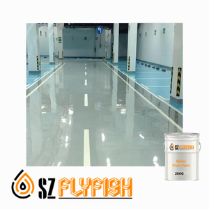 Revestimiento de Piso Epóxico para Tiendas y Residencias, Piso Epóxico Blanco para Cemento, Pintura Epóxica Autonivelante de Goma - Product Image 4