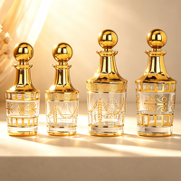Nouveauté : flacon en verre pour huile essentielle de style moyen-oriental, 150 ml, 250 ml, huile parfumée Attar, huile de oud arabe de luxe