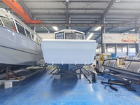 Nouveau bateau de débarquement à cabine surélevée en aluminium de 10 m (33 pieds), excellente visibilité, fabrication sur mesure, ferry, classe CCS