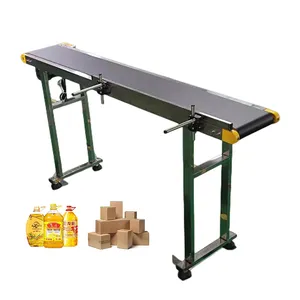 Good Quality Speed Adjustable Flat Plane Portable Small Belt Conveyor PVC Transport Machine