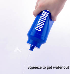 Bouteille d'eau de sport en plastique de 1000 ml sans BPA, bouteille d'eau à presser de 32 onces - Product Image 6