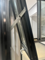 Fenêtre coulissante Jinhengtai - Cadre en alliage d'aluminium, verre trempé, isolation thermique, design moderne