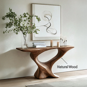 2026 Factory Farmhouse Wooden <strong>Console</strong> <strong>Table</strong> <strong>for</strong> Bedroom RusticFurniture Decor - Product Image 4