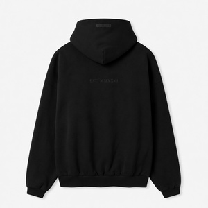 <span class=keywords><strong>Felpa</strong></span> con Cappuccio di Lusso 365GSM Ispirata ai Designer, Pesante, con Spalle Cadenti, Minimalista, di Alta Gamma per Uomo - Product Image 4