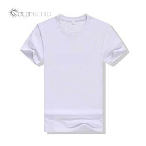 Promotion T-shirt Polyester Sublimation Blank Shirts Plain Polyester Feel Pastel Color T Shirt for Sublimation Printing
