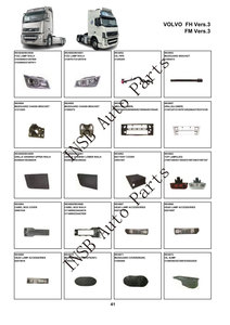 82074816 <span class=keywords><strong>accessoires</strong></span> de lampe frontale pour <span class=keywords><strong>Volvo</strong></span> <span class=keywords><strong>FH</strong></span> FM Version 3 pièces de carrosserie de rechange de camion - Product Image 4