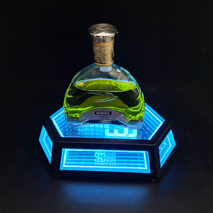 Support à vin lumineux à LED avec lumière bleu glace pour présentoir à spiritueux, utilisation pour fêtes et KTV - Product Image 2
