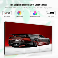 Écran de télévision LCD mural 4K Grand écran LCD pour la publicité et la surveillance dans les centres commerciaux pour une utilisation en mur vidéo