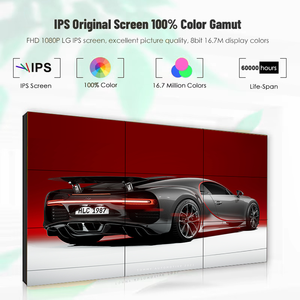 Écran de télévision LCD mural 4K Grand écran LCD pour la publicité et la surveillance dans les centres commerciaux pour une utilisation en mur vidéo - Product Image 3