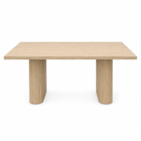 Table basse en bois, design moderne, éco-responsable, minimaliste, durable, couleur bois naturel