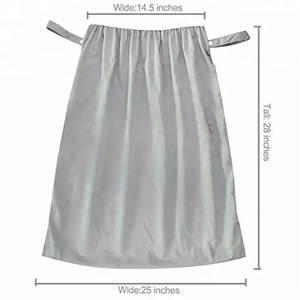 Sac de rangement réutilisable pour <span class=keywords><strong>couches</strong></span> <span class=keywords><strong>lavables</strong></span>, sac étanche pour <span class=keywords><strong>couches</strong></span> en tissu avec cordons flexibles pour la <span class=keywords><strong>lessive</strong></span> et les poubelles de cuisine - Product Image 3