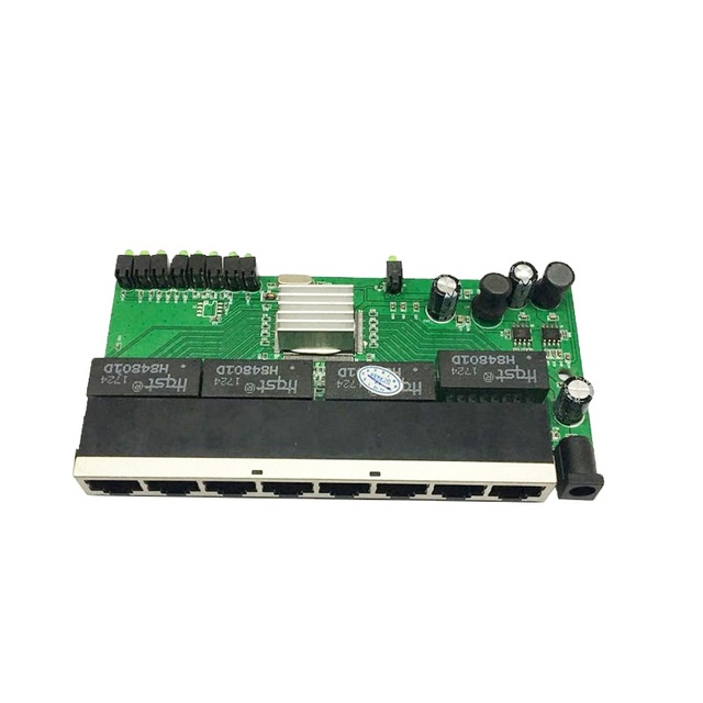 RTL8370N 8Port Gigabit Unmanaged 1000Mbps Ethernet Network Switch PCBA OEM ODM Custom Board 1000M Unmanaged Switch