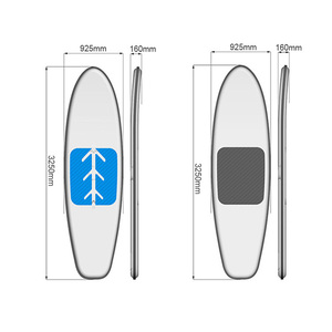 Planche à pagaie transparente, planche à ramer, <span class=keywords><strong>SUP</strong></span> avec pagaie, 250 kg, pour le lac - Product Image 2