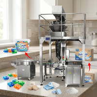 Machine d’emballage entièrement automatique en boîte plastique pour le sel de lave-vaisselle – Ligne de comptage et de remplissage de pastilles pour lave-vaisselle