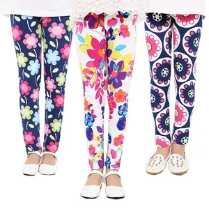 M38 33 Farben Baby Mädchen Wärmer Strumpfhose Kinder Blumen Druck hose Mädchen Leggings