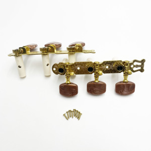 Longues chevilles d'accordage de guitare classique durables à trois maillons en agate carrée 3R3L, colonnes en plastique, accessoires de guitare - Product Image 1