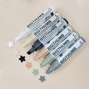 รองเท้าผ้าใบ ER รองเท้าผ้าใบพรีเมียมสีดำ,รองเท้าผ้าใบ Midsole Paint Pen หัวสิ่ว10มม. สำหรับรองเท้า