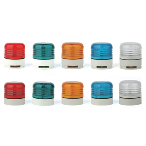 Сигнальная лампа QITAI QJS52 90 мм, 12В/24В, теплый белый свет, с регулировкой яркости, для станков, IP65 - Product Image 1