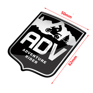 Pegatina 3D para motocicleta <span class=keywords><strong>Triumph</strong></span> Tiger 1050, Ducati Multistrada, BMW R1200GS R1250GS Africa Twin ADV, pegatina para motociclista de aventura - Product Image 4