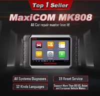Superventas Autel MaxiCOM MK808 OBD2 escáner coche Automotivo diagnóstico OBD herramienta de escaneo 2 OBDII clave codificación MP808 DS808 lector de código