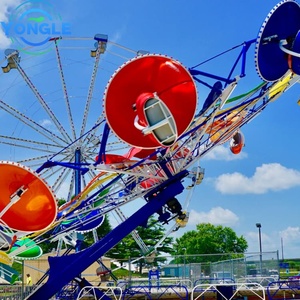 Produttore parco divertimenti attrazione paracadutista doppio giostra volante Twister Ride - Product Image 6