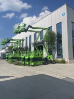 Plateforme de travail aérien articulée à bras articulé de 22 m de hauteur, à moteur diesel, auto-propulsée, pour travaux de construction en extérieur