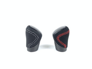 Para Lexus IS RC GS CT NX LS RX LF 250 300 350 2014 2015 2017 2018 F Palanca de cambios deportiva Perilla de <span class=keywords><strong>cambio</strong></span> de cuero de fibra de carbono - Product Image 2