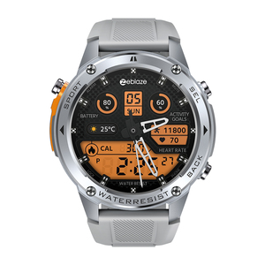 <span class=keywords><strong>Zeblaze</strong></span> <span class=keywords><strong>Stratos</strong></span> <span class=keywords><strong>2</strong></span> Ultra Voice Calling 1,43 ''Reloj incorporado de doble banda GNSS Altímetro barométrico 10 ATM Brújula GPS Smartwatch - Product Image 1