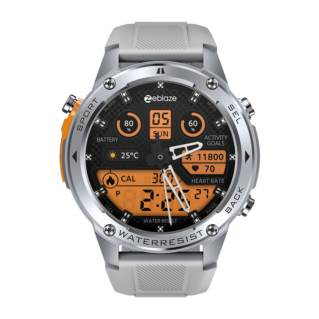 Zeblaze Stratos 2 Ultra Voice Calling 1.43'' Watch Built-in Dual-band GNSS Barometric Altimeter 10 ATM Compass GPS Smartwatch