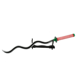 ดาบคอสเพลย์ Iguro <span class=keywords><strong>Obanai</strong></span>,ดาบดาบไม้ไผ่คาตานะดาบอสูรสังหาร - Product Image 4