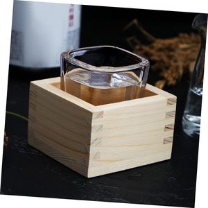 Caja cuadrada de madera personalizada, ideal para servir <span class=keywords><strong>sake</strong></span> y <span class=keywords><strong>sushi</strong></span>, tazas de <span class=keywords><strong>sake</strong></span> japonesas para restaurante en casa - Product Image 6