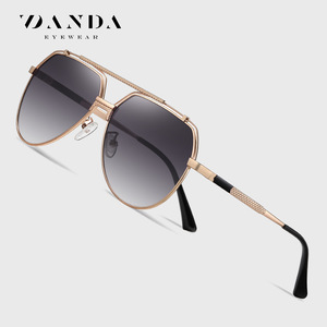 แว่นกันแดดนักบิน DANDA รุ่น JS8554 โพลาไรซ์ UV400 กรอบเต็มทรงสี่เหลี่ยมผืนผ้า สำหรับผู้ชาย ขับรถ ป้องกันแสงสะท้อน - Product Image 1